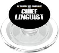 The Original Awesome Chief Linguist PopSockets PopGrip for MagSafe