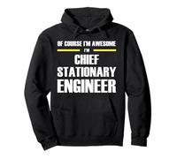 The Original Awesome Chief Stationary Engineer Pullover Hoodie