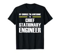 The Original Awesome Chief Stationary Engineer T-Shirt
