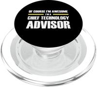 The Original Awesome Chief Technology Advisor PopSockets PopGrip for MagSafe
