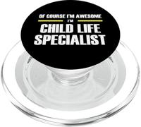 The Original Awesome Child Life Specialist PopSockets PopGrip for MagSafe