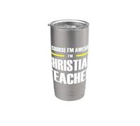 The Original Awesome Christian Teacher Stainless Steel Insulated Tumbler