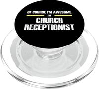 The Original Awesome Church Receptionist PopSockets PopGrip for MagSafe