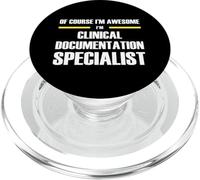 The Original Awesome Clinical Documentation Specialist PopSockets PopGrip for MagSafe