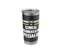 The Original Awesome Clinical Documentation Specialist Stainless Steel Insulated Tumbler