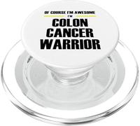The Original Awesome Colon Cancer Warrior PopSockets PopGrip for MagSafe