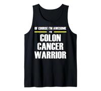 The Original Awesome Colon Cancer Warrior Tank Top
