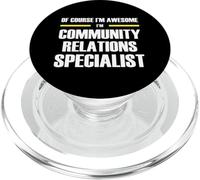 The Original Awesome Community Relations Specialist PopSockets PopGrip for MagSafe
