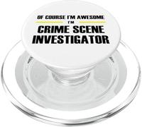The Original Awesome Crime Scene Investigator PopSockets PopGrip for MagSafe