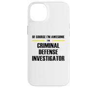 The Original Awesome Criminal Defense Investigator Case for iPhone 14 Plus