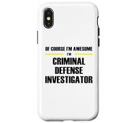 The Original Awesome Criminal Defense Investigator Case for iPhone X/XS