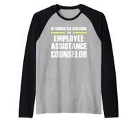 The Original Awesome Employee Assistance Counselor Raglan Baseball Tee