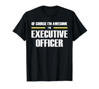 The Original Awesome Executive Officer Value Graphic T-Shirt, Men, Black, M