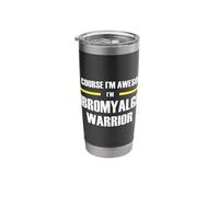 The Original Awesome Fibromyalgia Warrior Stainless Steel Insulated Tumbler