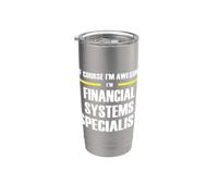 The Original Awesome Financial Systems Specialist Stainless Steel Insulated Tumbler