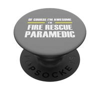 The Original Awesome Fire Rescue Paramedic PopSockets Adhesive PopGrip