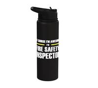 The Original Awesome Fire Safety Inspector Stainless Steel Insulated Water Bottle