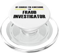 The Original Awesome Fraud Investigator PopSockets PopGrip for MagSafe