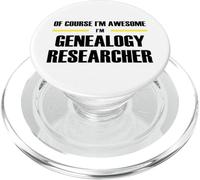 The Original Awesome Genealogy Researcher PopSockets PopGrip for MagSafe