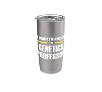 The Original Awesome Genetics Professor Stainless Steel Insulated Tumbler