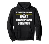 The Original Awesome Heart Transplant Survivor Pullover Hoodie
