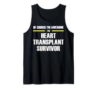The Original Awesome Heart Transplant Survivor Tank Top