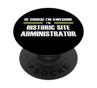 The Original Awesome Historic Site Administrator PopSockets Adhesive PopGrip