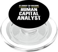 The Original Awesome Human Capital Analyst PopSockets PopGrip for MagSafe