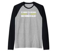 The Original Awesome Instrumentalist Raglan Baseball Tee