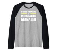The Original Awesome Integration Manager Raglan Baseball Tee