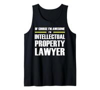 The Original Awesome Intellectual Property Lawyer Tank Top
