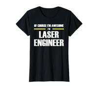 The Original Awesome Laser Engineer Value Graphic T-Shirt, Women, Black, M