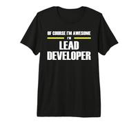 The Original Awesome Lead Developer Premium T-Shirt