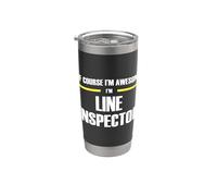 The Original Awesome Line Inspector Stainless Steel Insulated Tumbler