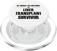 The Original Awesome Liver Transplant Survivor PopSockets PopGrip for MagSafe
