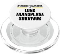The Original Awesome Lung Transplant Survivor PopSockets PopGrip for MagSafe