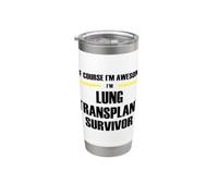 The Original Awesome Lung Transplant Survivor Stainless Steel Insulated Tumbler