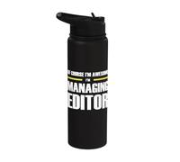 The Original Awesome Managing Editor Stainless Steel Insulated Water Bottle