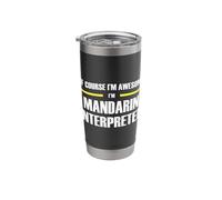 The Original Awesome Mandarin Interpreter Stainless Steel Insulated Tumbler
