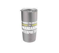 The Original Awesome Mandarin Interpreter Stainless Steel Insulated Tumbler