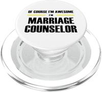 The Original Awesome Marriage Counselor PopSockets PopGrip for MagSafe