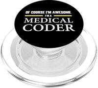 "The Original Awesome" Medical Coder PopSockets PopGrip for MagSafe