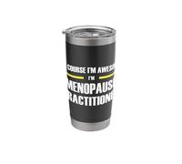 The Original Awesome Menopause Practitioner Stainless Steel Insulated Tumbler