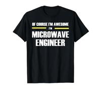 The Original Awesome Microwave Engineer Value Graphic T-Shirt, Men, Black, L