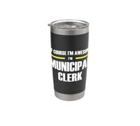 The Original Awesome Municipal Clerk Stainless Steel Insulated Tumbler