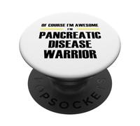 The Original Awesome Pancreatic Cancer Warrior PopSockets Adhesive PopGrip