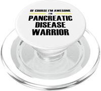 The Original Awesome Pancreatic Cancer Warrior PopSockets PopGrip for MagSafe
