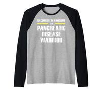 The Original Awesome Pancreatic Cancer Warrior Raglan Baseball Tee