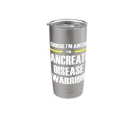 The Original Awesome Pancreatic Cancer Warrior Stainless Steel Insulated Tumbler