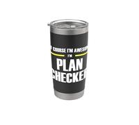 The Original Awesome Plan Checker Stainless Steel Insulated Tumbler